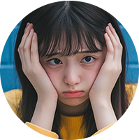 やる気を無くしてしまった女子中学生