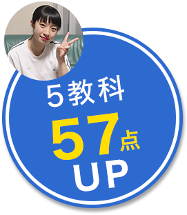 5教科57点UP