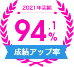 成績アップ率94.1%(2021年実績)