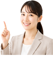 指を立てる講師のイメージ