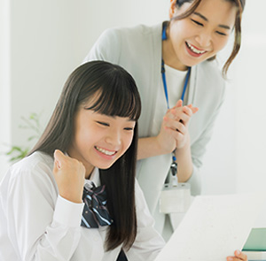 中学生の指導風景